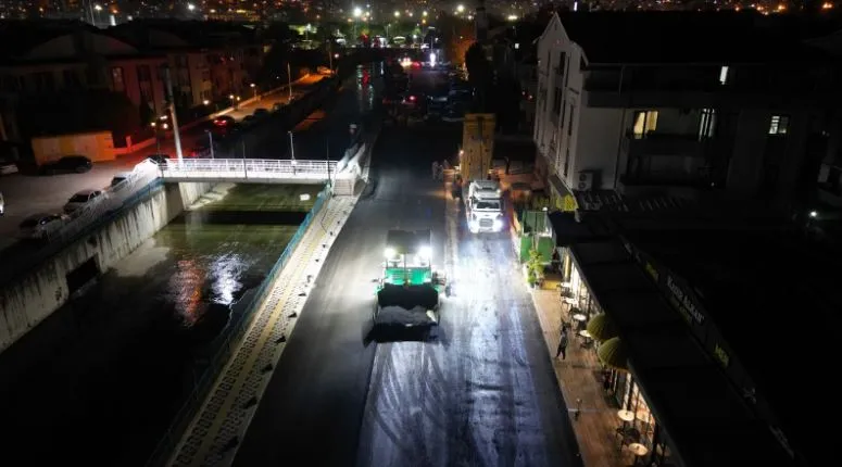 İzmit Belediyesinden Alikahya’ya konforlu ve güvenli yol düzenlemesi